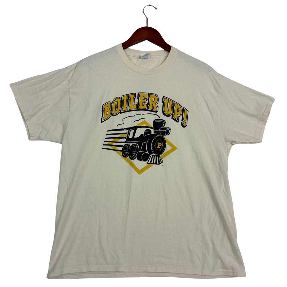Purdue Boilermakers Boiler Up T Shirt XL Train Graphic University College Tee